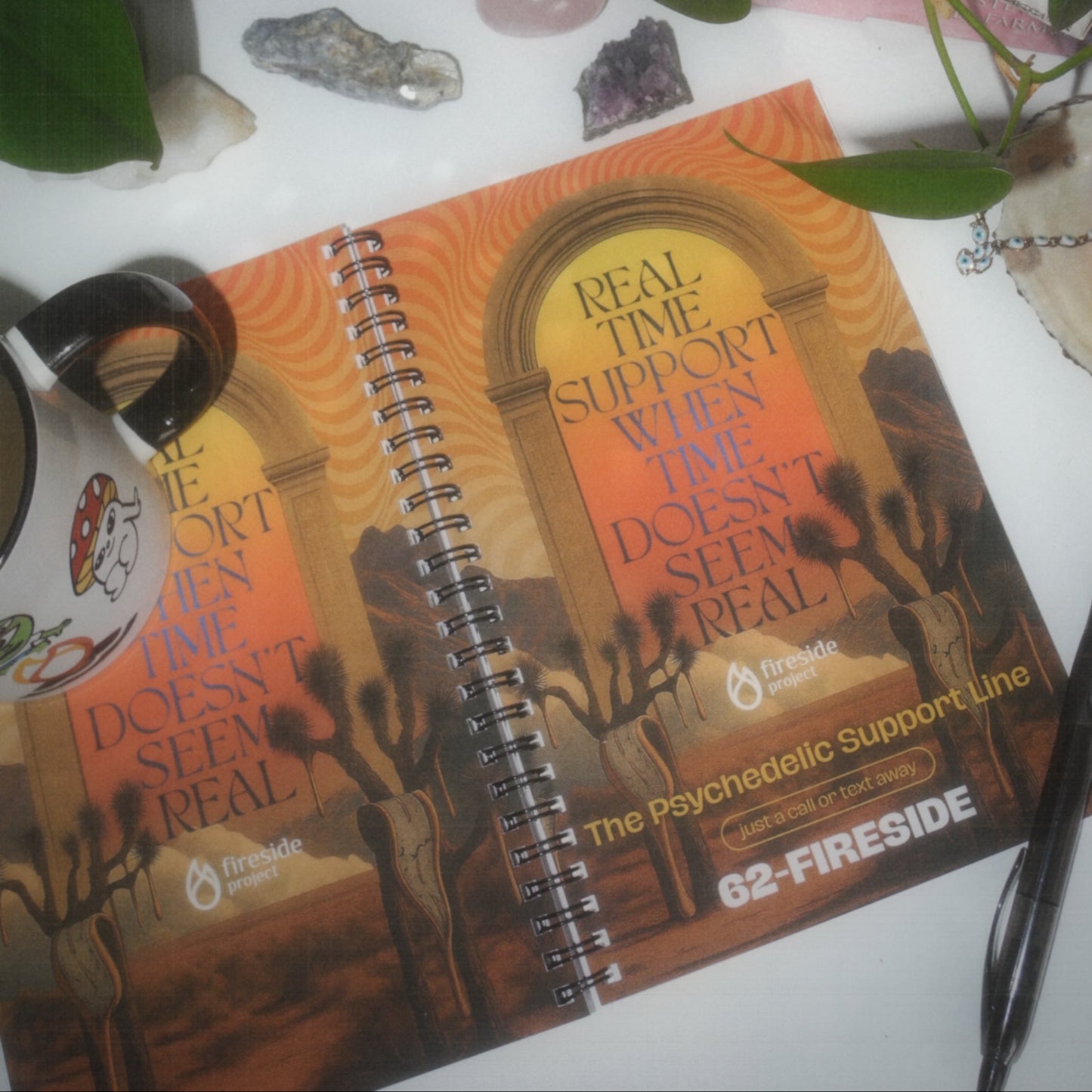 “Real Time Thoughts” Spiral Notebook