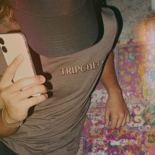 TripCheck Unisex Tee (Salmon Logo)