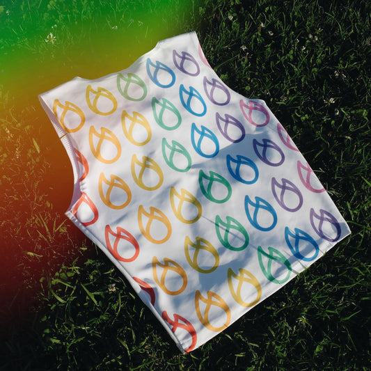 Rainbow Logo Crop Top