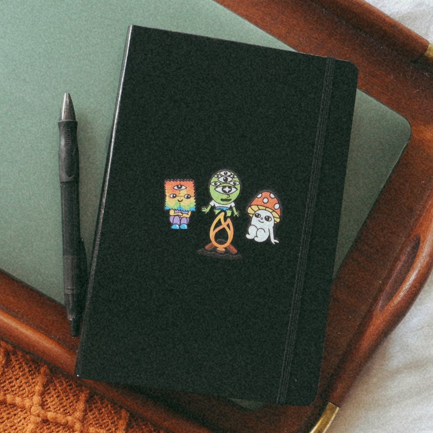 “Vibe Tribe by the Fireside” Hardcover Notebook
