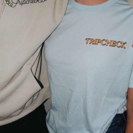 TripCheck Unisex Tee (Yellow Logo)